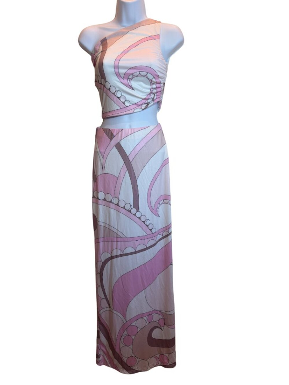 NWT Cin Cin Antibes Elegant Set XS Cleo Crop Top and City Maxi Skirt - Picture 6 of 11